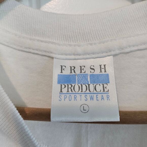 Vintage Alaska Flower T-Shirt Womens Large 90s White Cottage Granny Streetwear - Picture 6 of 8